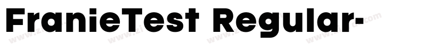 FranieTest Regular字体转换